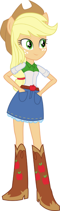 Equestria girls applejack by theshadowstone-d76b68u