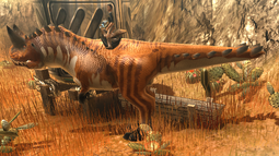 Dan wright with dino