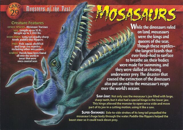 dinosaur king mosasaurus