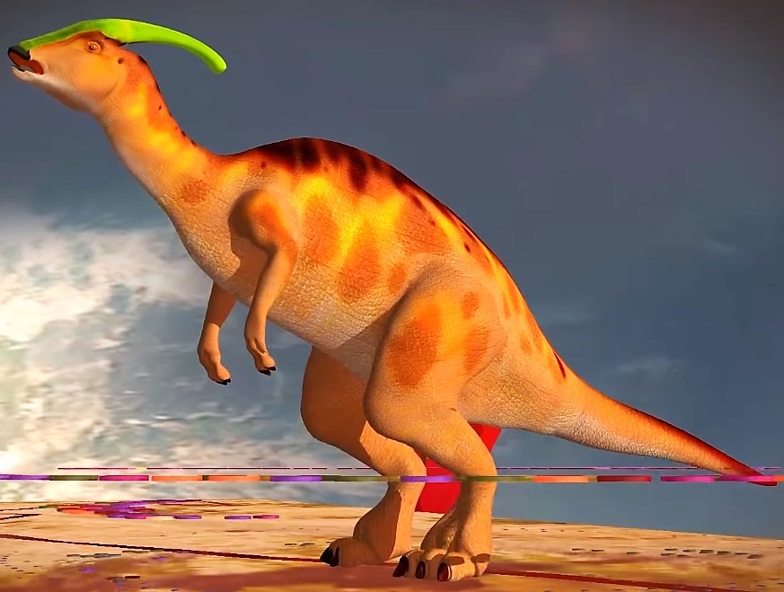 parasaurolophus dino