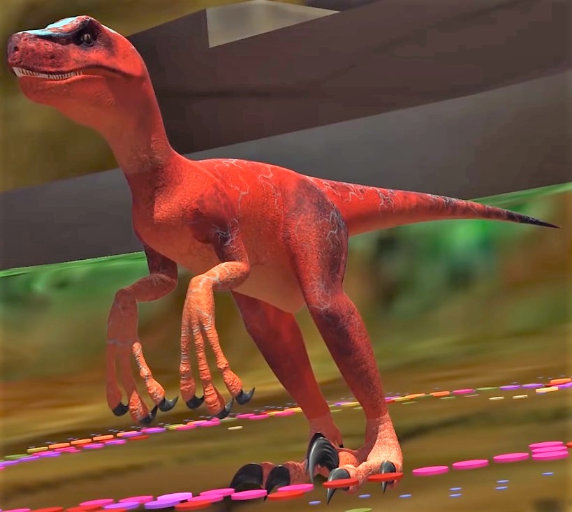 velociraptor dino dan