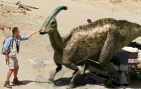 prehistoric park parasaurolophus