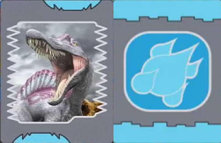 dinosaur with a spiny back
