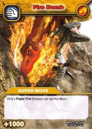 Fire Bomb | Dinosaur King | FANDOM powered by Wikia