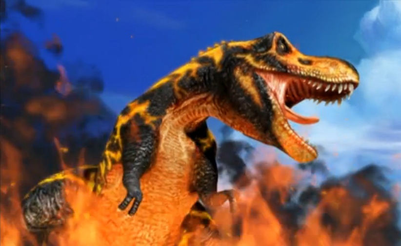 black t rex size