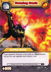 Burning Dash TCG Card