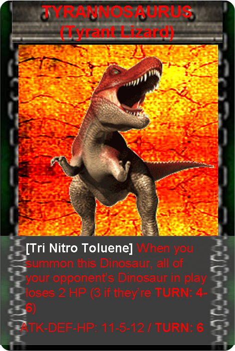 tyrannosaurus dinosaur king