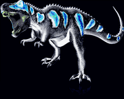 Dark sky tyrannosaurus