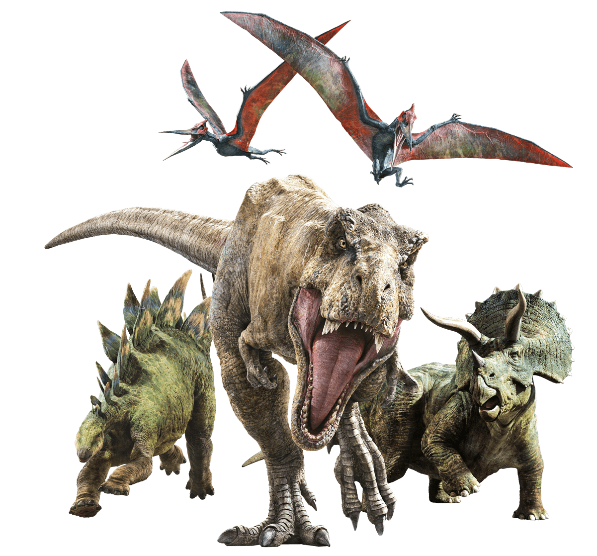Image - Jurassic world fallen kingdom rexy and her guards by sonichedgehog2-dc84ahf.png