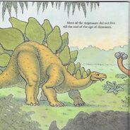 dinosaur with spike on tail