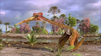 Real Life Quetzal Dinosaur