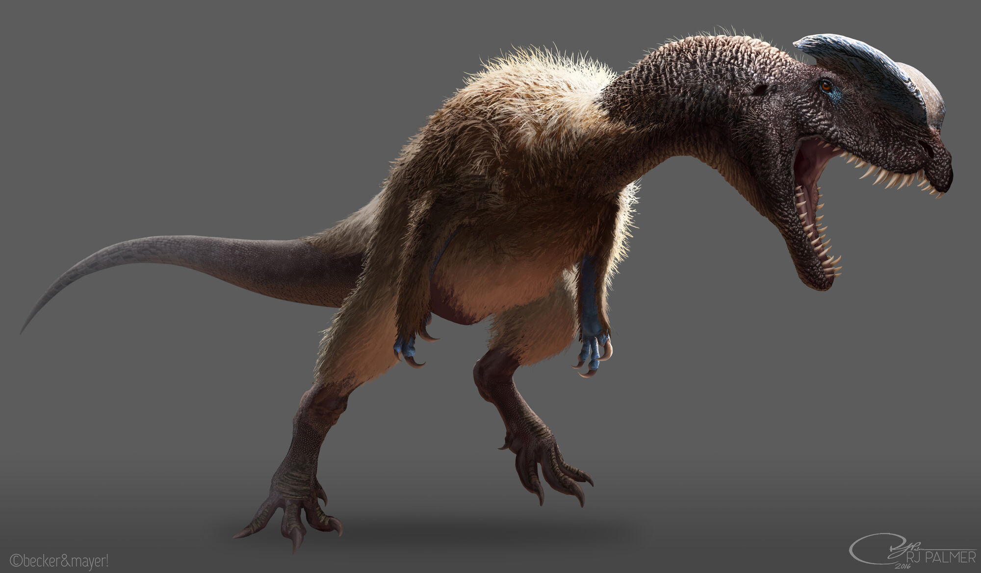 male dilophosaurus