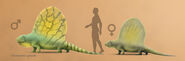 walking with monsters dimetrodon