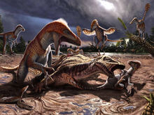 UtahraptorAttackingHippodraco