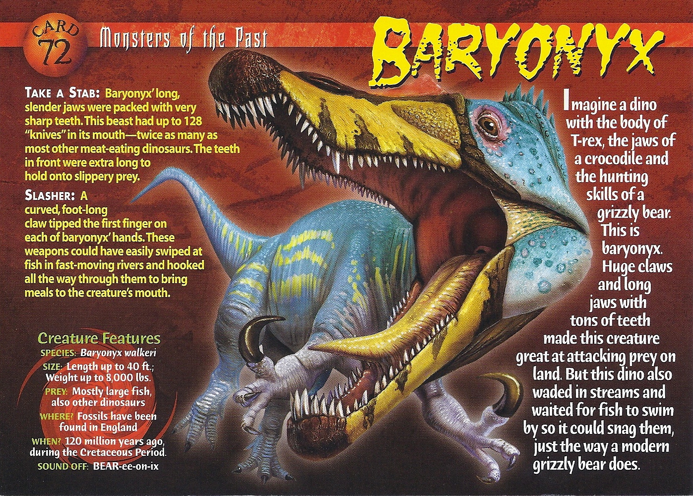 baryonyx evolution