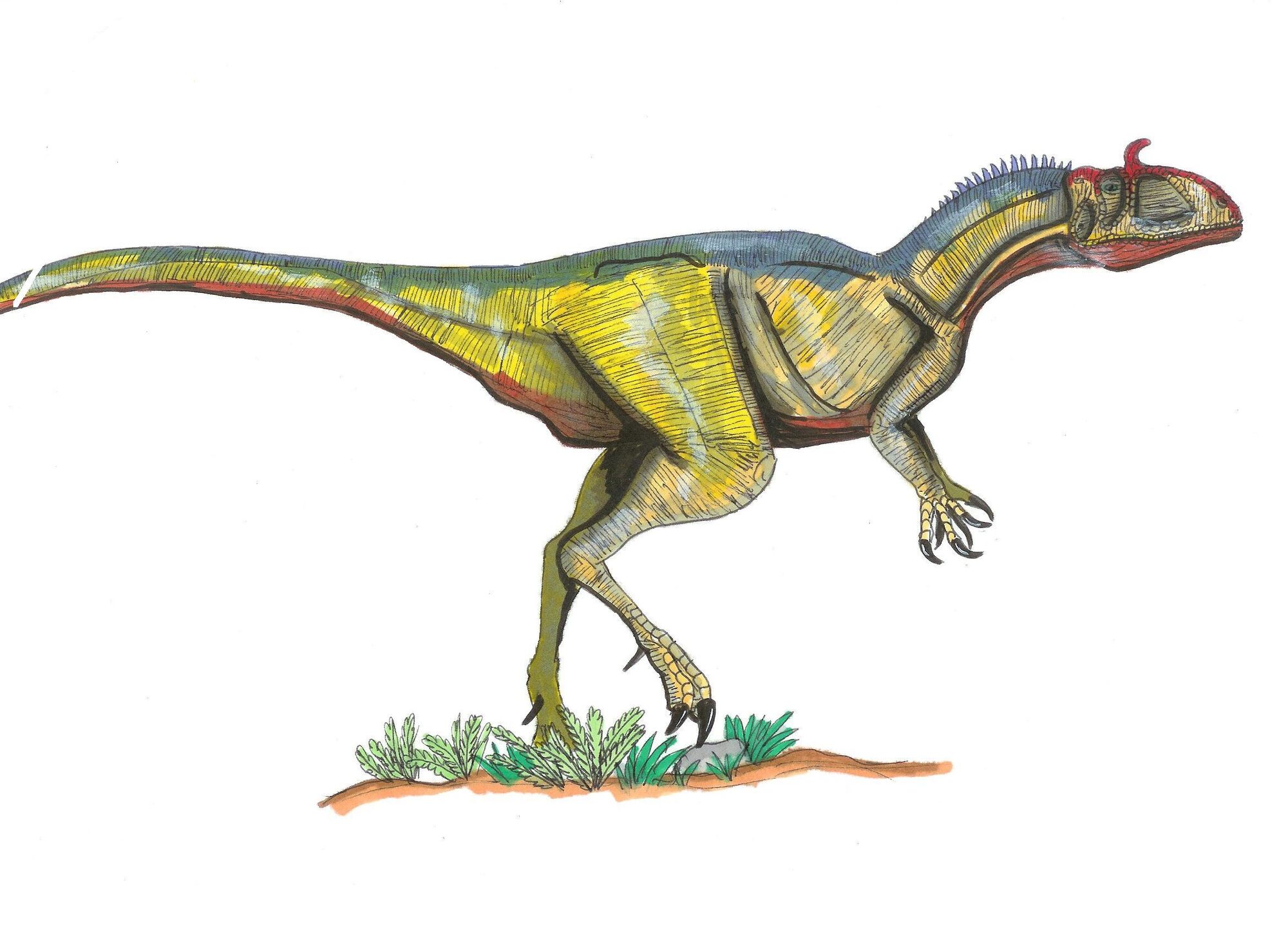 Динозавр Кинг Криолофозавр