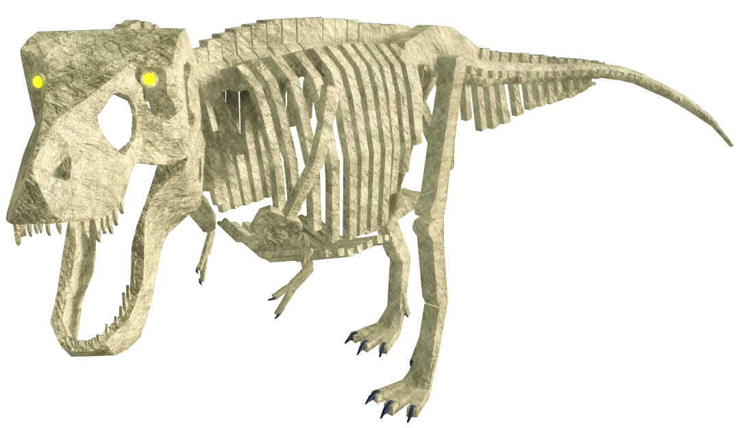 fossil tyrannosaurus