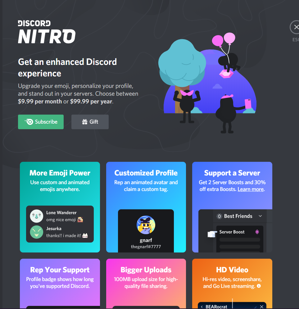 Discord Nitro Discordapp Wikia Fandom - best roblox discord profile pictures