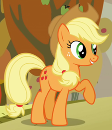 apple jack from my little pony