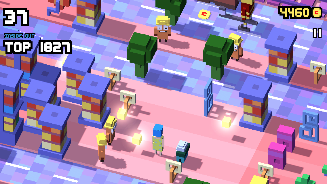 disney crossy road inside out hidden characters