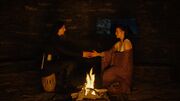 Ren and Rey Hold Hands TLJ