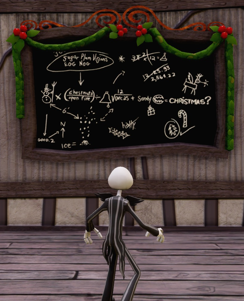 Jack Skellington's Chalkboard Disney Infinity Wiki