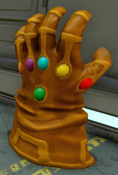 infinity gauntlet tree topper
