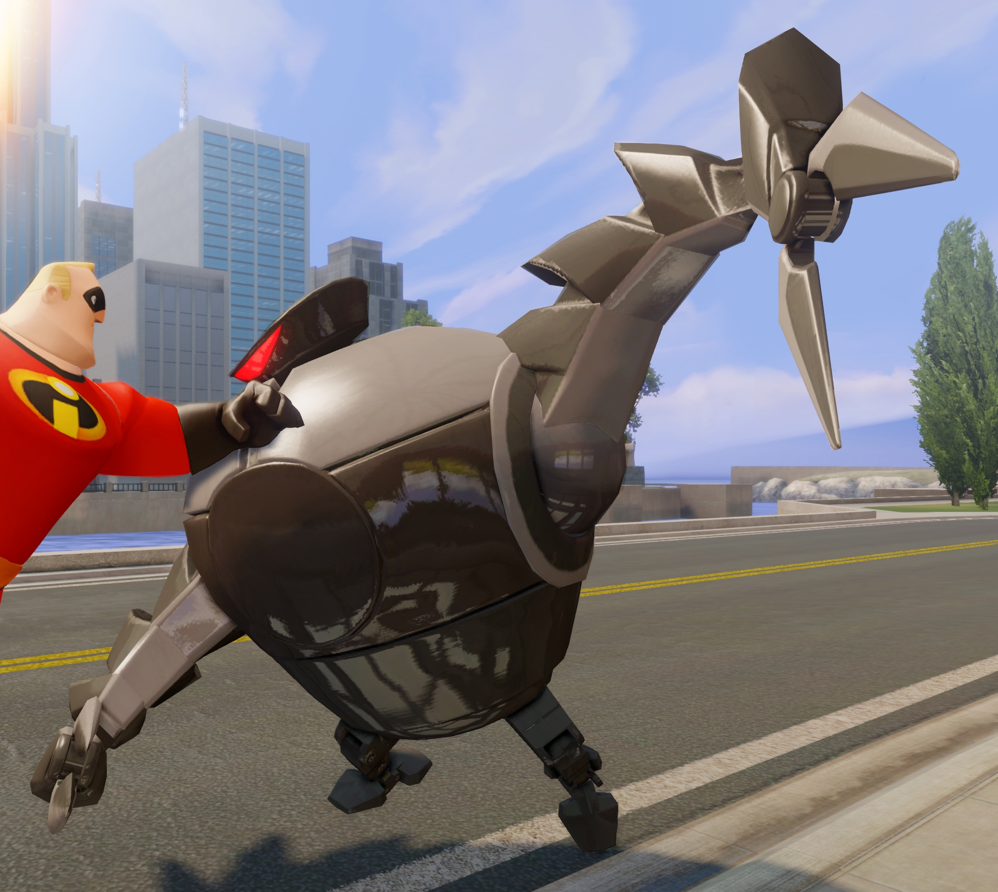 incredibles robot toy