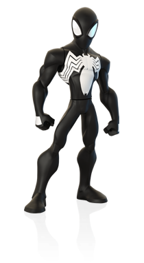 black venom spiderman action figure