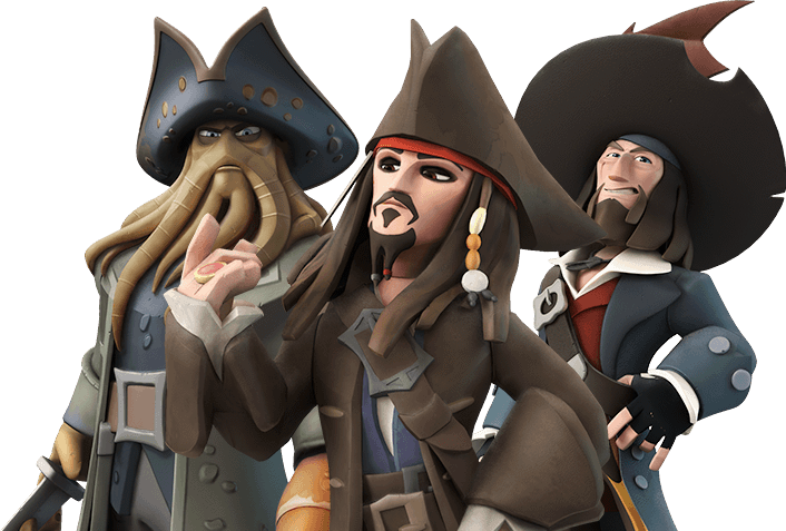 Captain Davy Jones Disney Infinity 1.0 Pirates of the Caribbean Game Figure