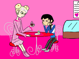 Miles and Cassie's cupcake date
