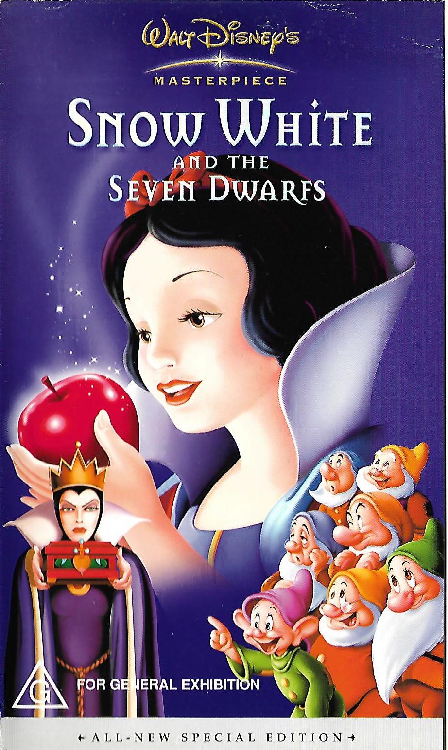 Vhs Opening Snow White And The Seven Dwarfs 
