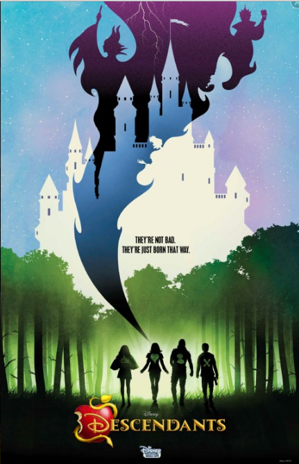 Image - Descendants Silhouette Poster.png | Disney Wiki | FANDOM ...