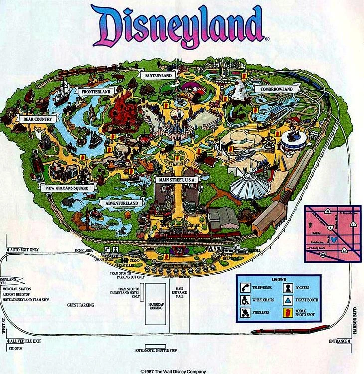Disneyland Maps Disneyland Maps