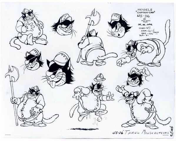 Image - Three Blind Mouseketeers -Captain Katt model.jpg | Disney Wiki ...