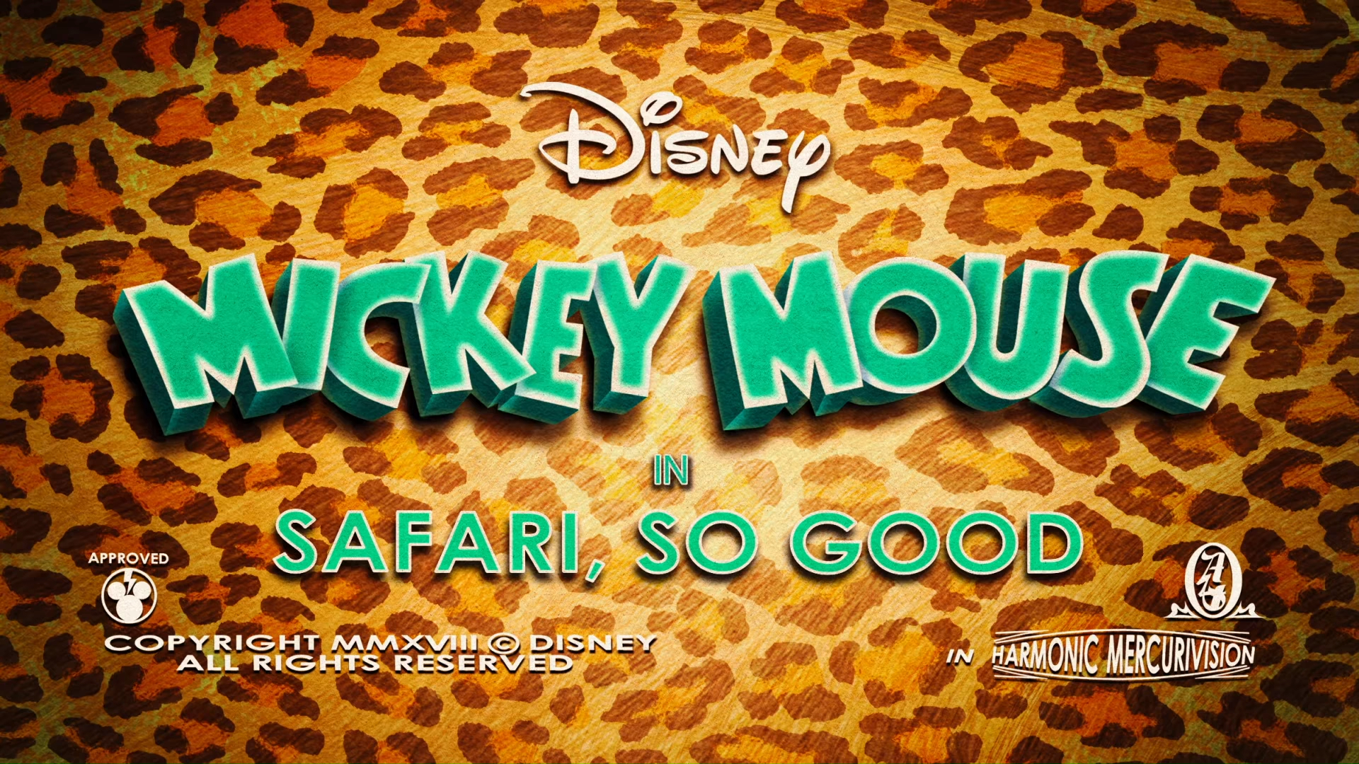 mickey mouse cartoon safari so good