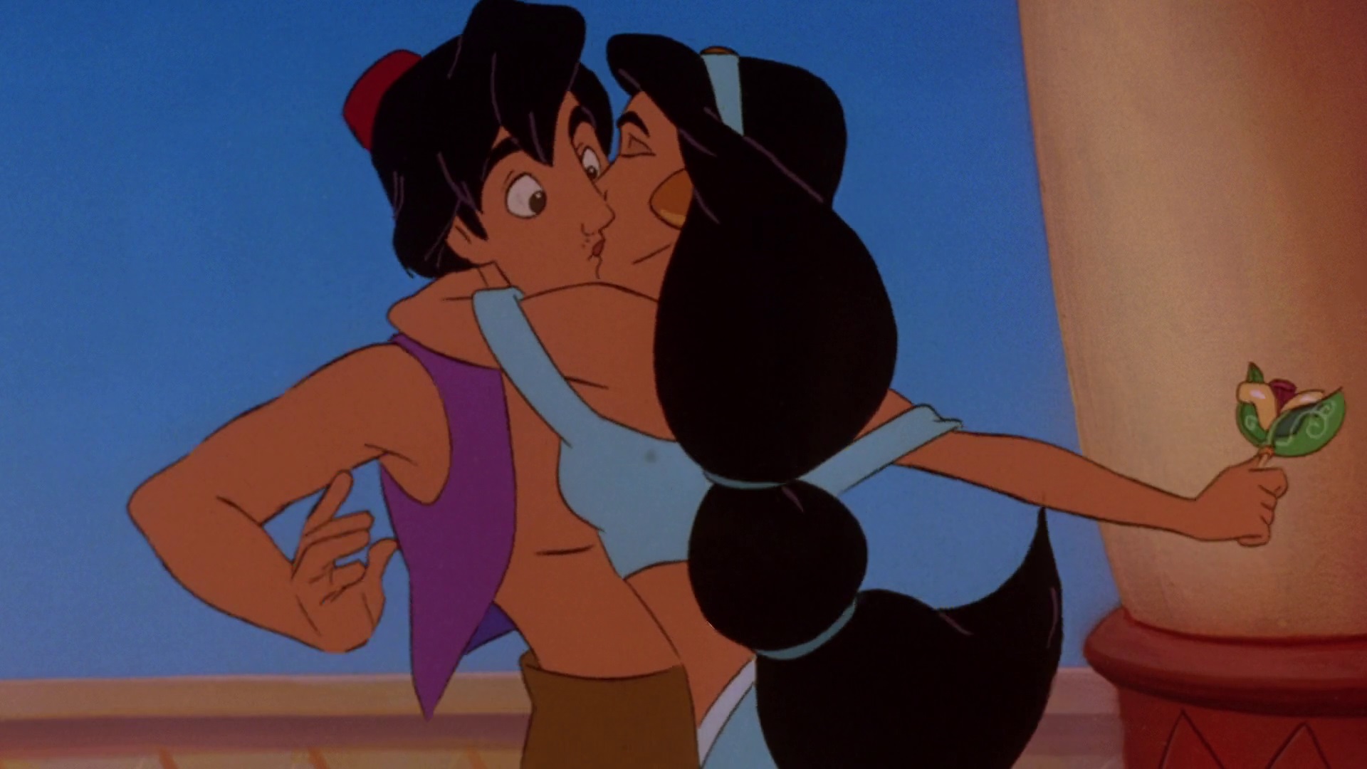 Image Aladdin And Jasmine Kiss 2 The Return Of Jafar Disney 