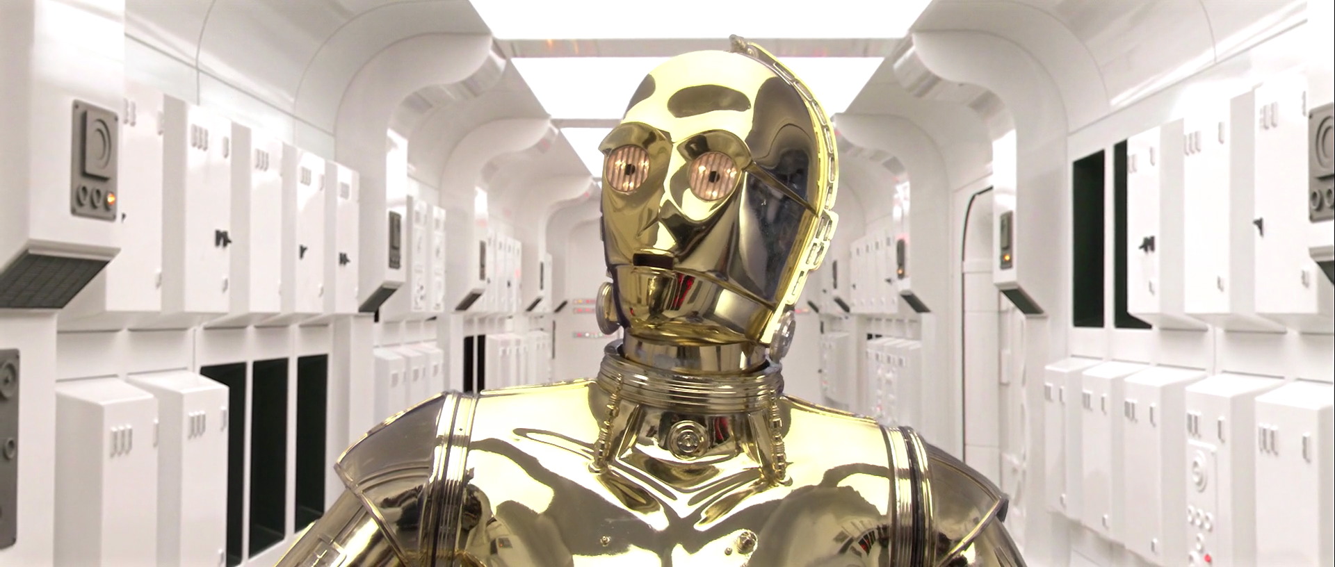 Vinyl Decal Sticker Star Wars Droid C3p0 jedi C3PO Shocked Style Head