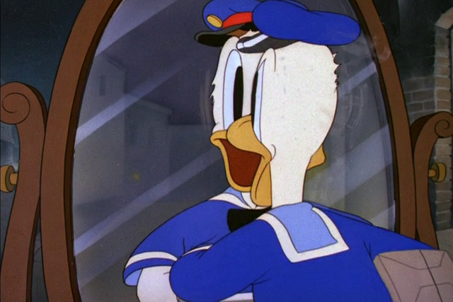 File:Donald about to crash into a mirror.png