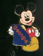 Georgia Mickey Pin