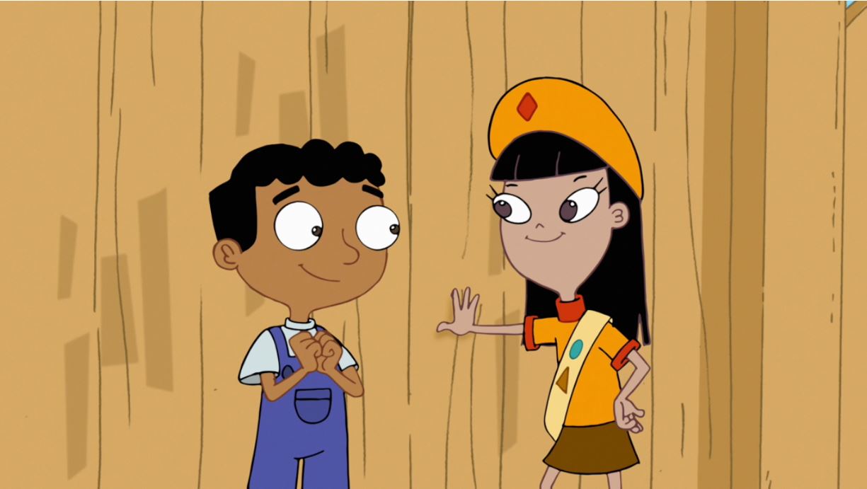 Image Baljeet With Ginger At The Backyard Disney Wiki Fandom Powered By Wikia 3365