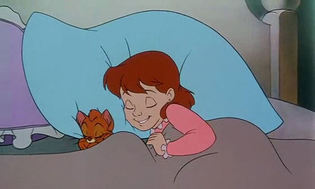 Image - Oliver And Jenny Foxworth Sleeping In Bed.jpg | Disney Wiki ...