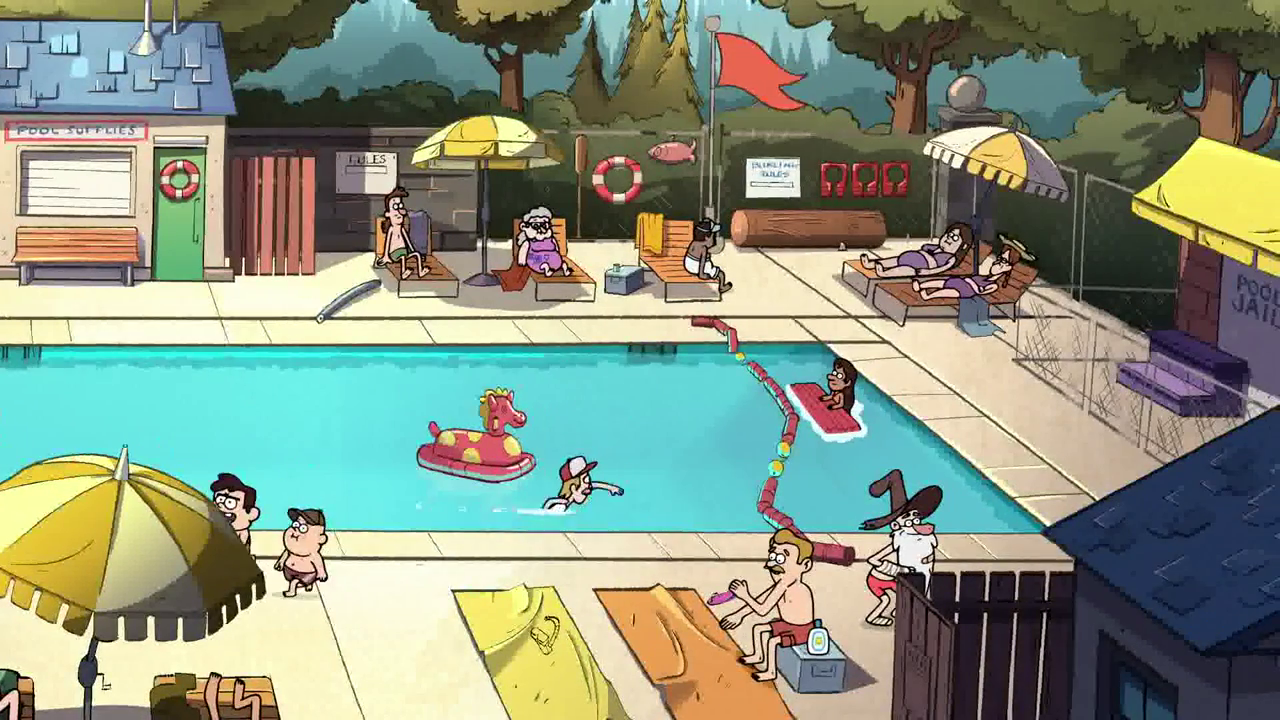 Gravity Falls Pool Disney Wiki FANDOM powered by Wikia