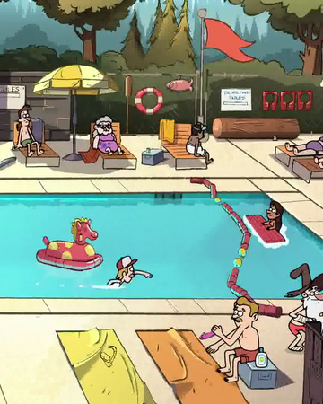 Gravity Falls Pool Disney Wiki Fandom