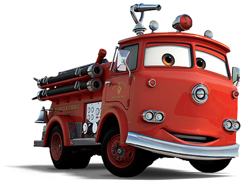 disney cars fire truck