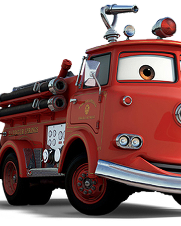 disney pixar cars fire truck