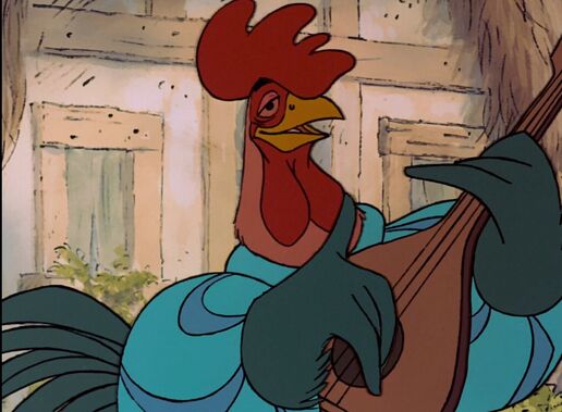 Who does the Roosters voice in Robin Hood?