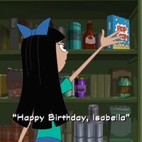 Happy Birthday Isabella Cake