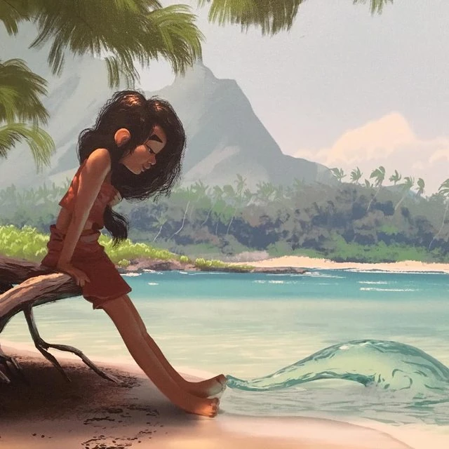 Image - Moana painting RyanLang.jpg | Disney Wiki | FANDOM powered by Wikia