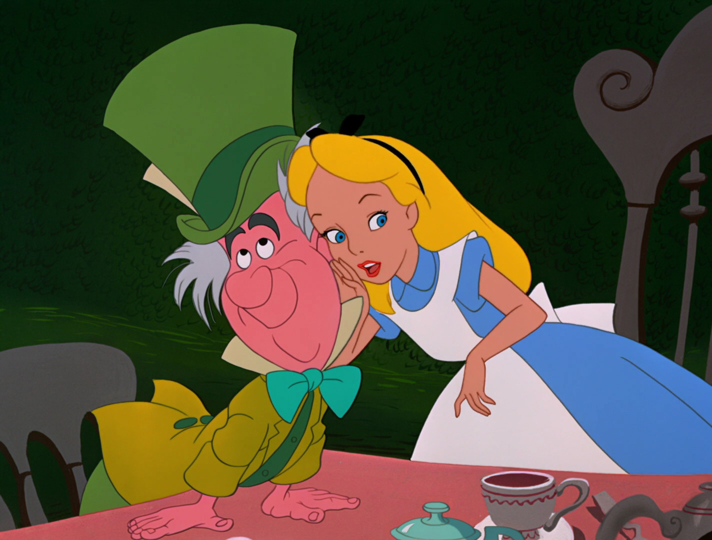 Алиса в стране чудес кадры из мультфильма
